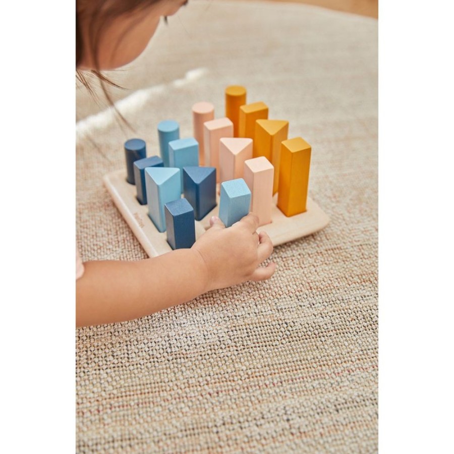 PlanToys Geometrisches Steckbrett Orchard Collection | Lernen Und Bildung