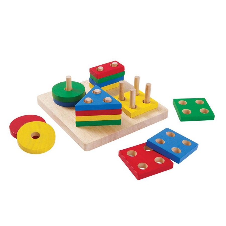 PlanToys Geometrische Sortiertafel | Lernen Und Bildung