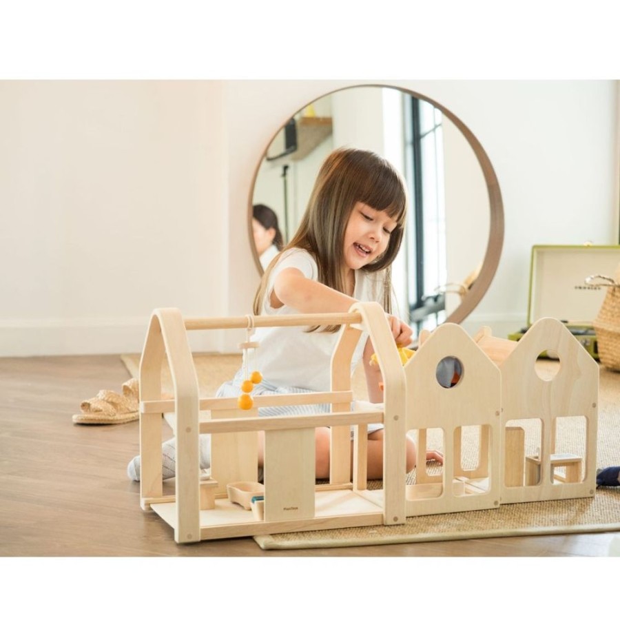 PlanToys Slide N Go Puppenhaus | Puppenhaus