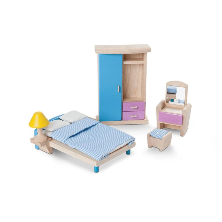 PlanToys Schlafzimmer | Puppenhaus