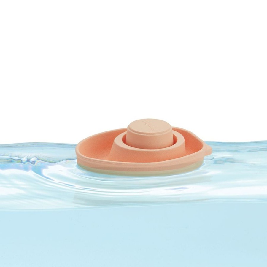 PlanToys Cabrio-Boot Aus Gummi Pastellorange | Wasserspiel