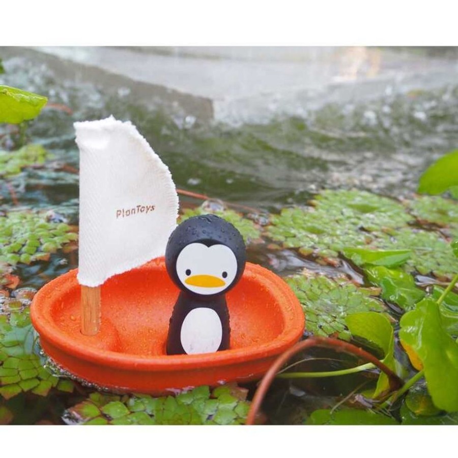 PlanToys Segelboot - Pinguin | Wasserspiel