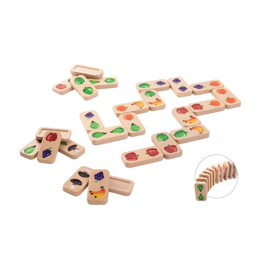 PlanToys Obst- Und Gemuse-Domino (Farbverlauf) | Spiele Und Ratsel