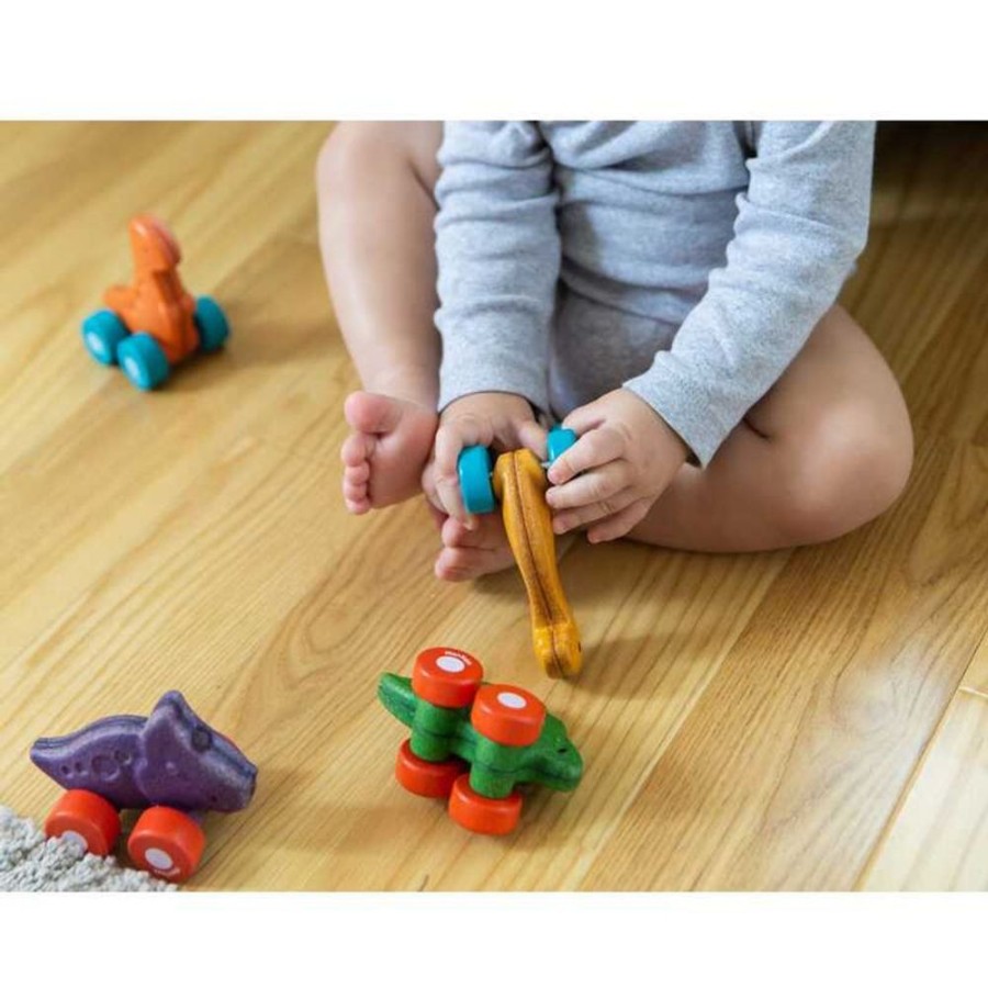 PlanToys Dino-Auto - Stego | Aktives Spielen