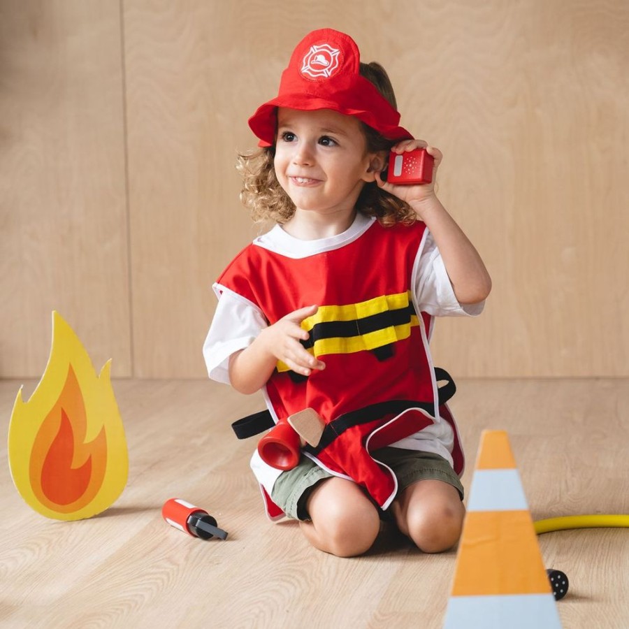 PlanToys Feuerwehr-Spielset | Rollenspiel