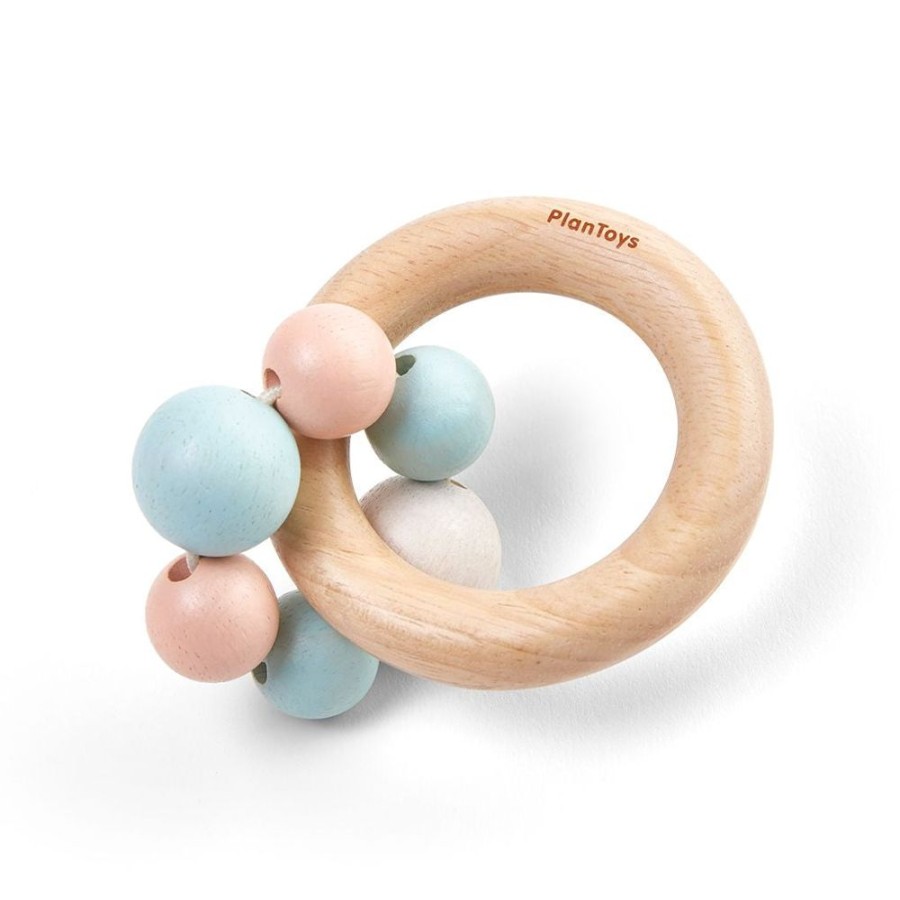 PlanToys Perlenrassel - Pastellserie | Baby