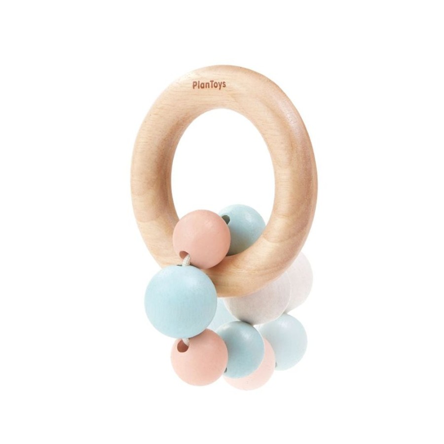 PlanToys Perlenrassel - Pastellserie | Baby