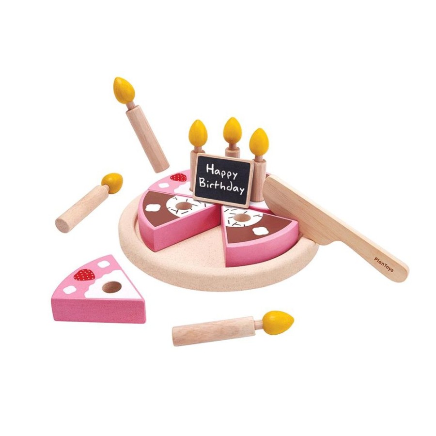 PlanToys Geburtstagskuchen-Set | Kuche